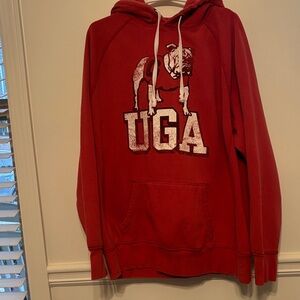 Red UGA Bulldog Hoodie